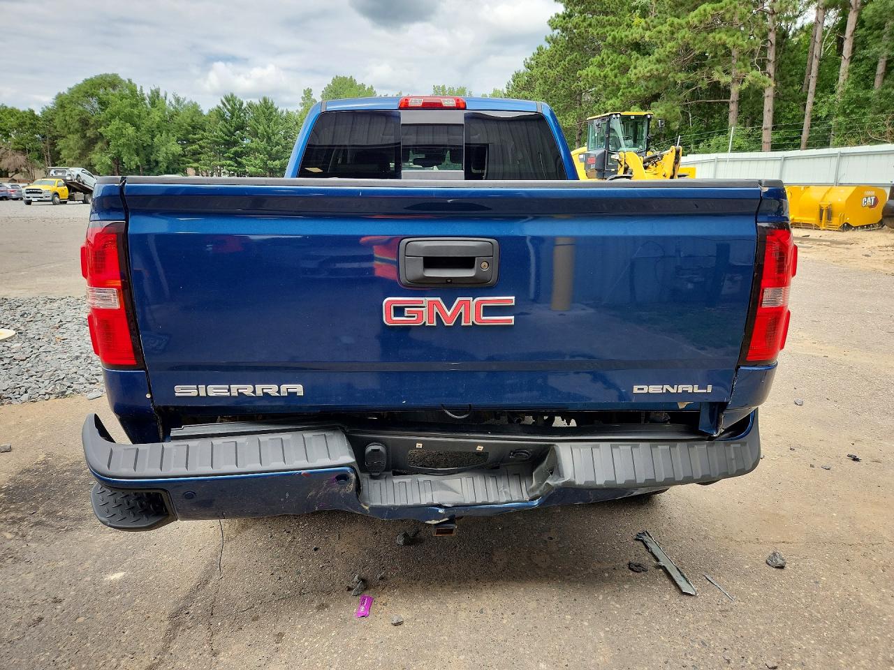 2015 Gmc Sierra K1500 Denali Blue vin: 3GTU2WEJ2FG426177