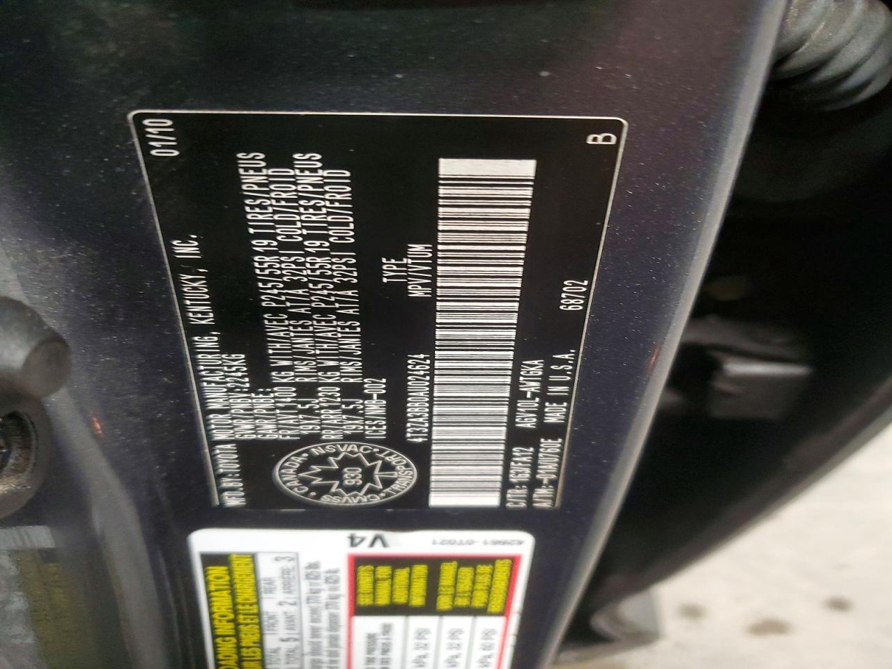 2010 Toyota Venza Fwd 4cyl Gray vin: 4T3ZA3BB0AU024624