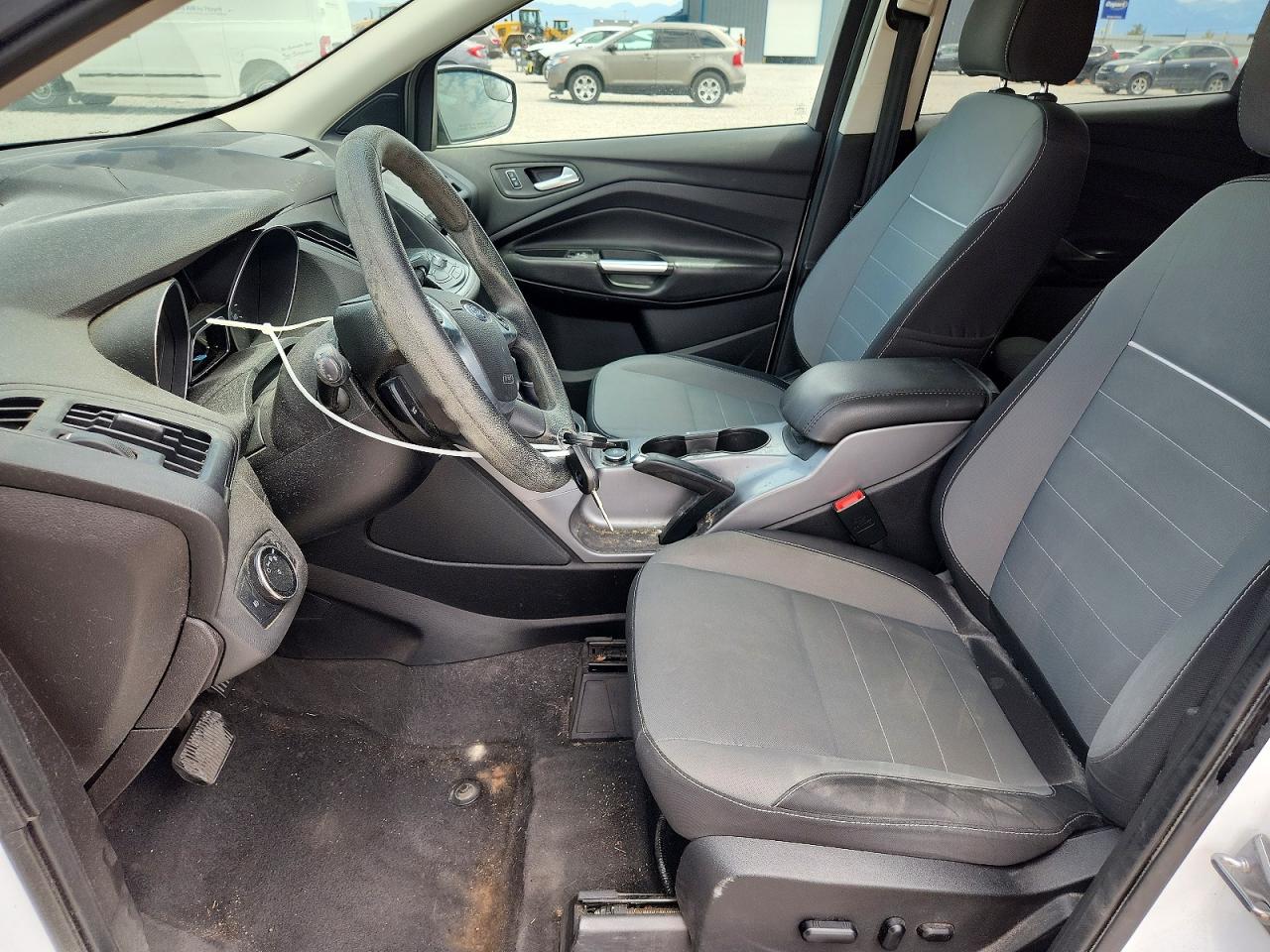 2014 Ford Escape Se White vin: 1FMCU0G98EUE53896