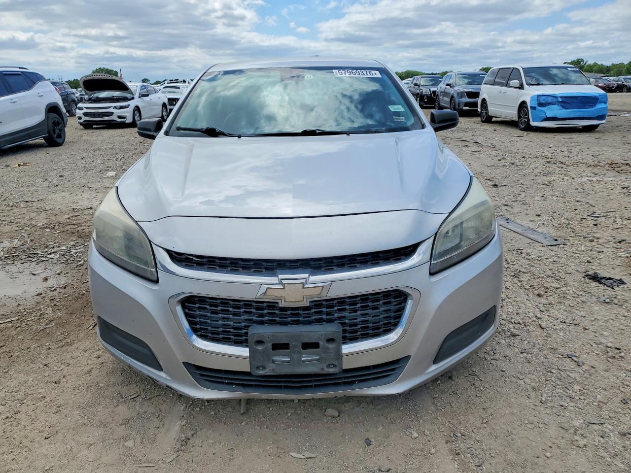 2015 Chevrolet Malibu Ls Silver vin: 1G11B5SL5FF195062