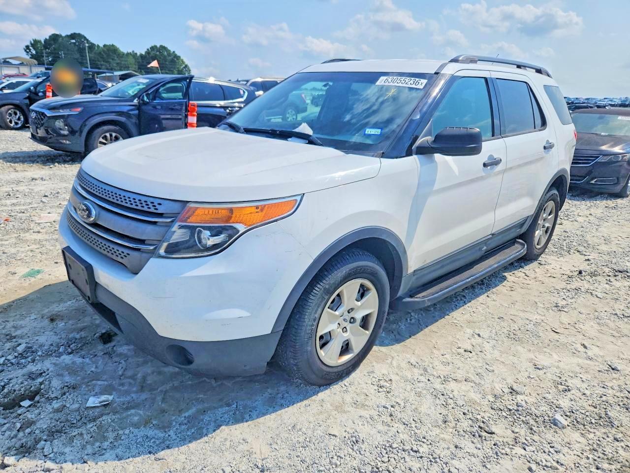 2013 Ford Explorer White vin: 1FM5K8B81DGA98918