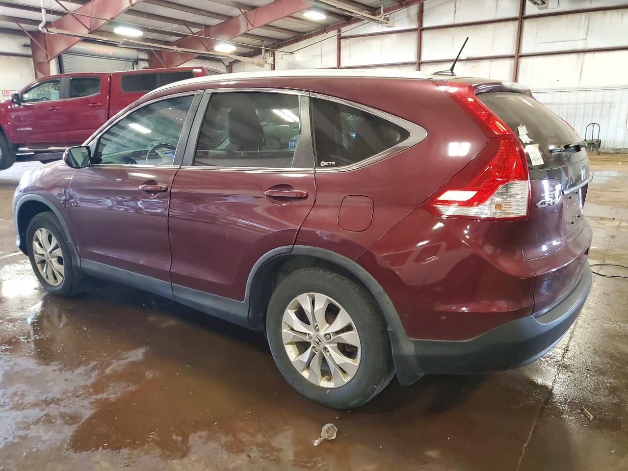 2012 Honda Cr-v Exl Burgundy vin: 5J6RM4H72CL033776