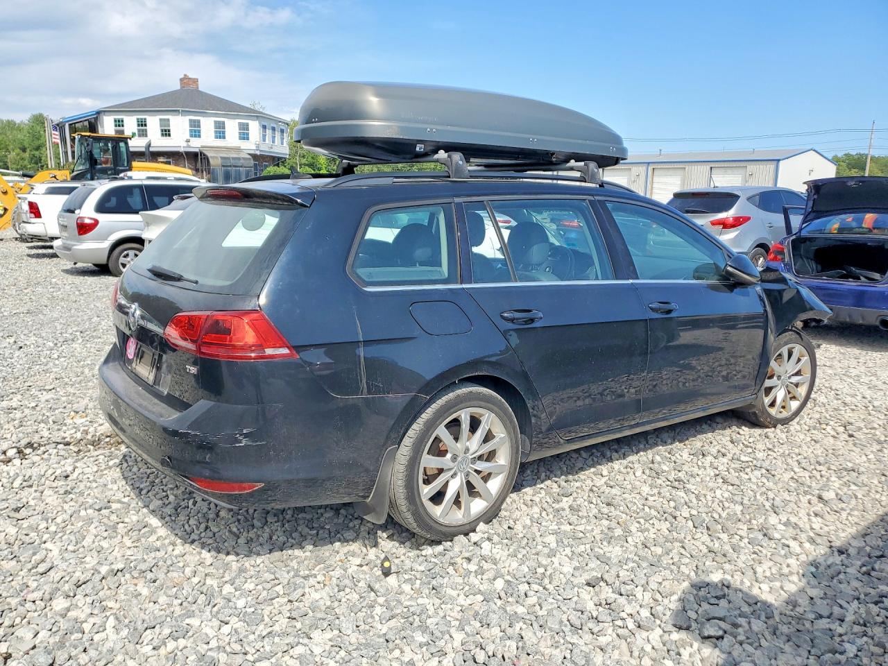 2015 Volkswagen Golf Sportwagen S Black vin: 3VWC17AU2FM519588