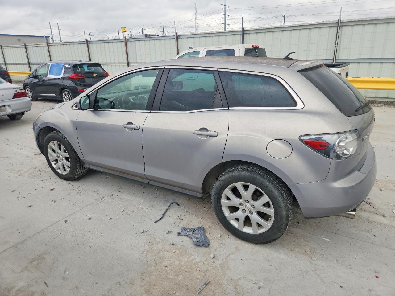 2008 Mazda Cx-7 Silver vin: JM3ER29L480204890