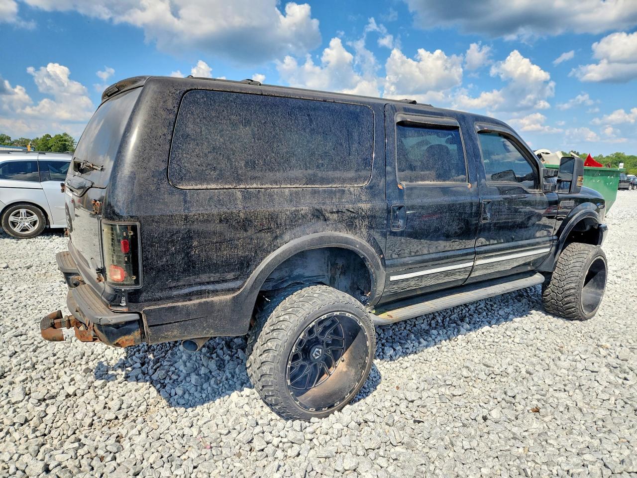 2003 Ford Excursion Limited Black vin: 1FMNU43S63ED40674