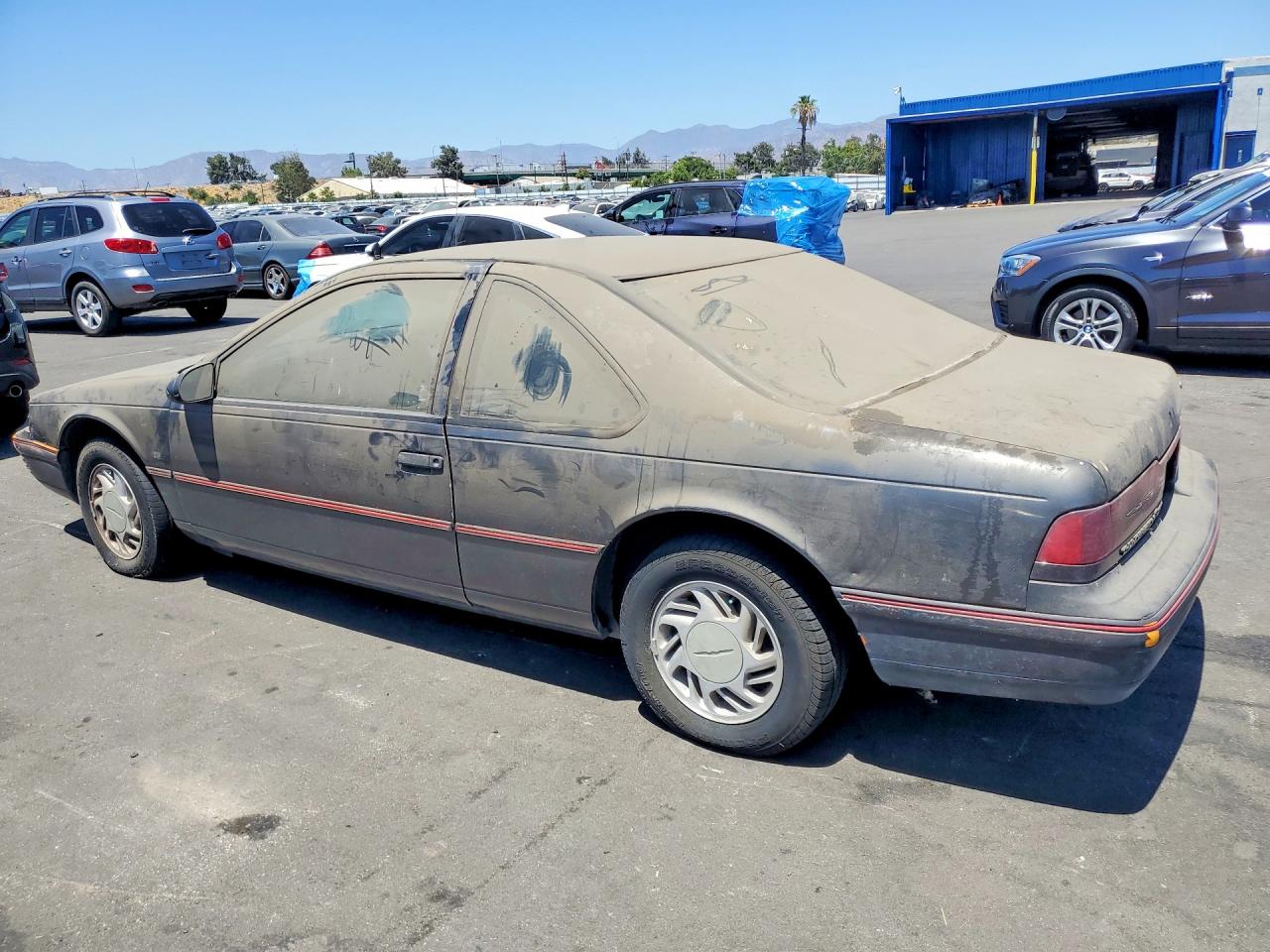 1991 Ford Thunderbird Серый vin: 1FAPP60T3MH177274