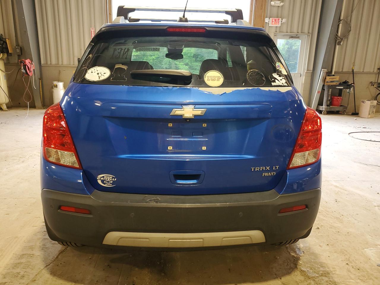 2015 Chevrolet Trax 1lt Blue vin: KL7CJRSB6FB133823