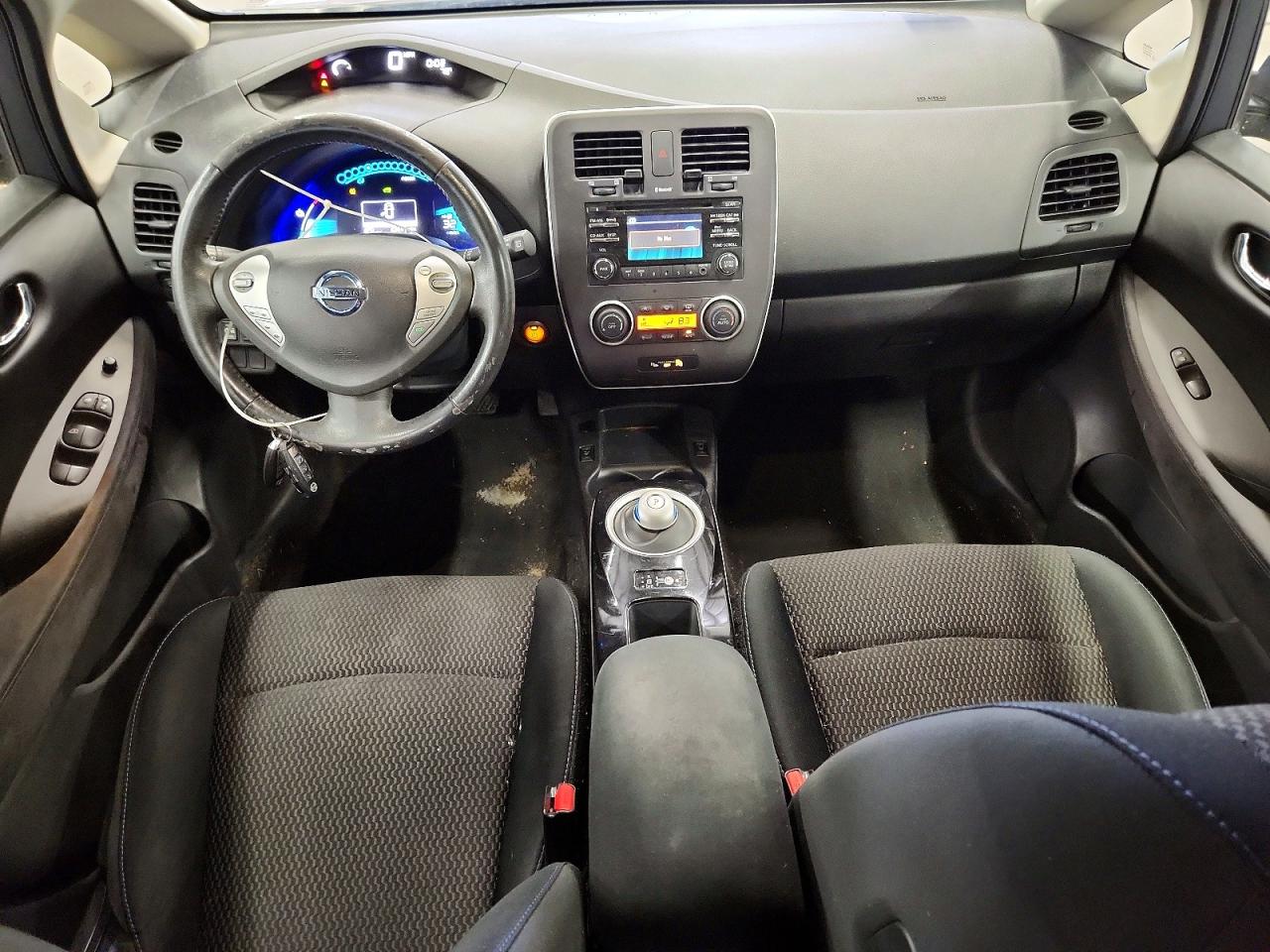 2015 Nissan Leaf S Silver vin: 1N4AZ0CP7FC319329