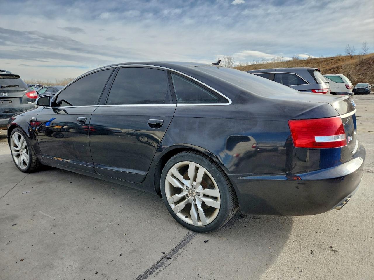 2007 Audi S6 Quattro Black vin: WAUGN74F97N104049