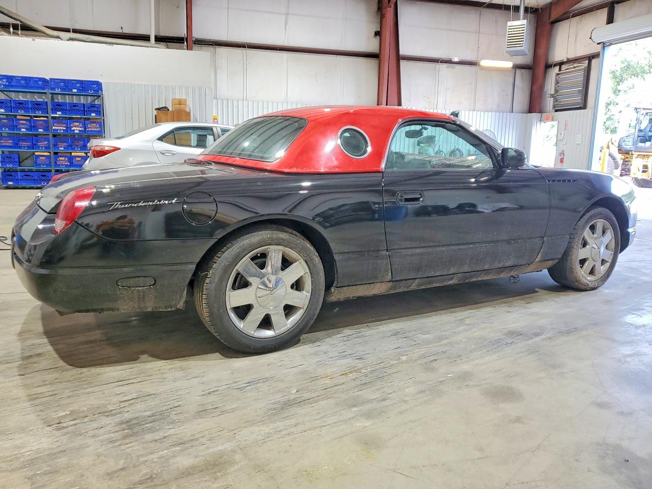 2002 Ford Thunderbird Black vin: 1FAHP60A02Y111037