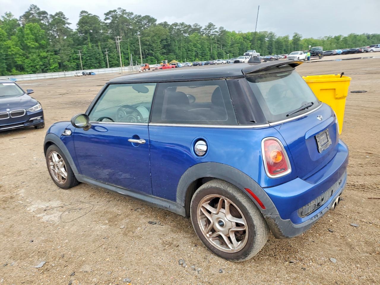 2009 Mini Cooper S Синий vin: WMWMF73589TT94596