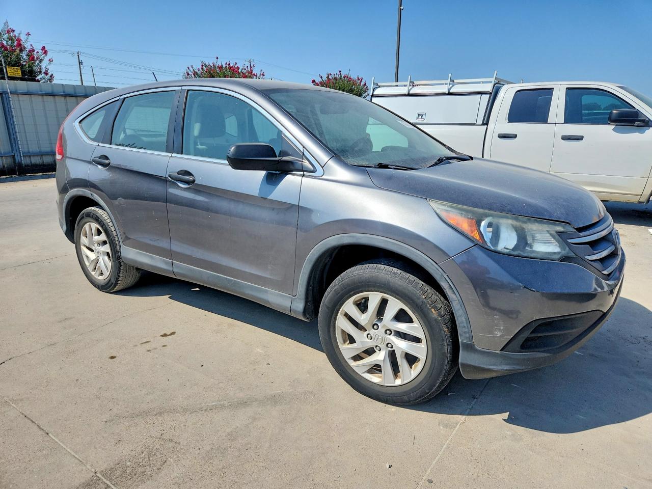 2013 Honda Cr-v Lx Gray vin: 2HKRM4H38DH665271