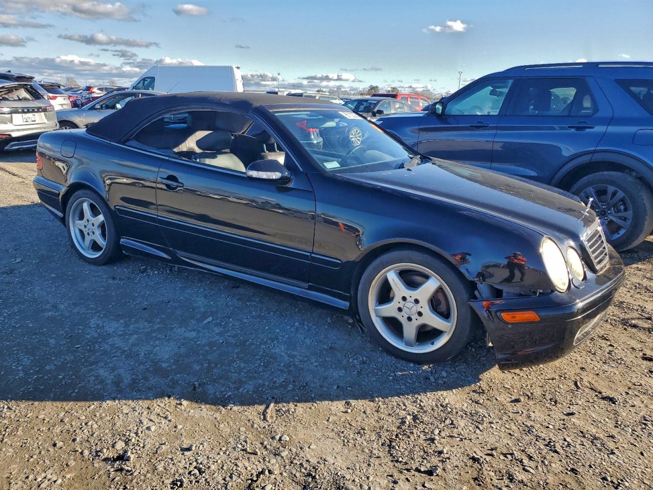 2002 Mercedes-benz Clk 430 Black vin: WDBLK70G42T112989
