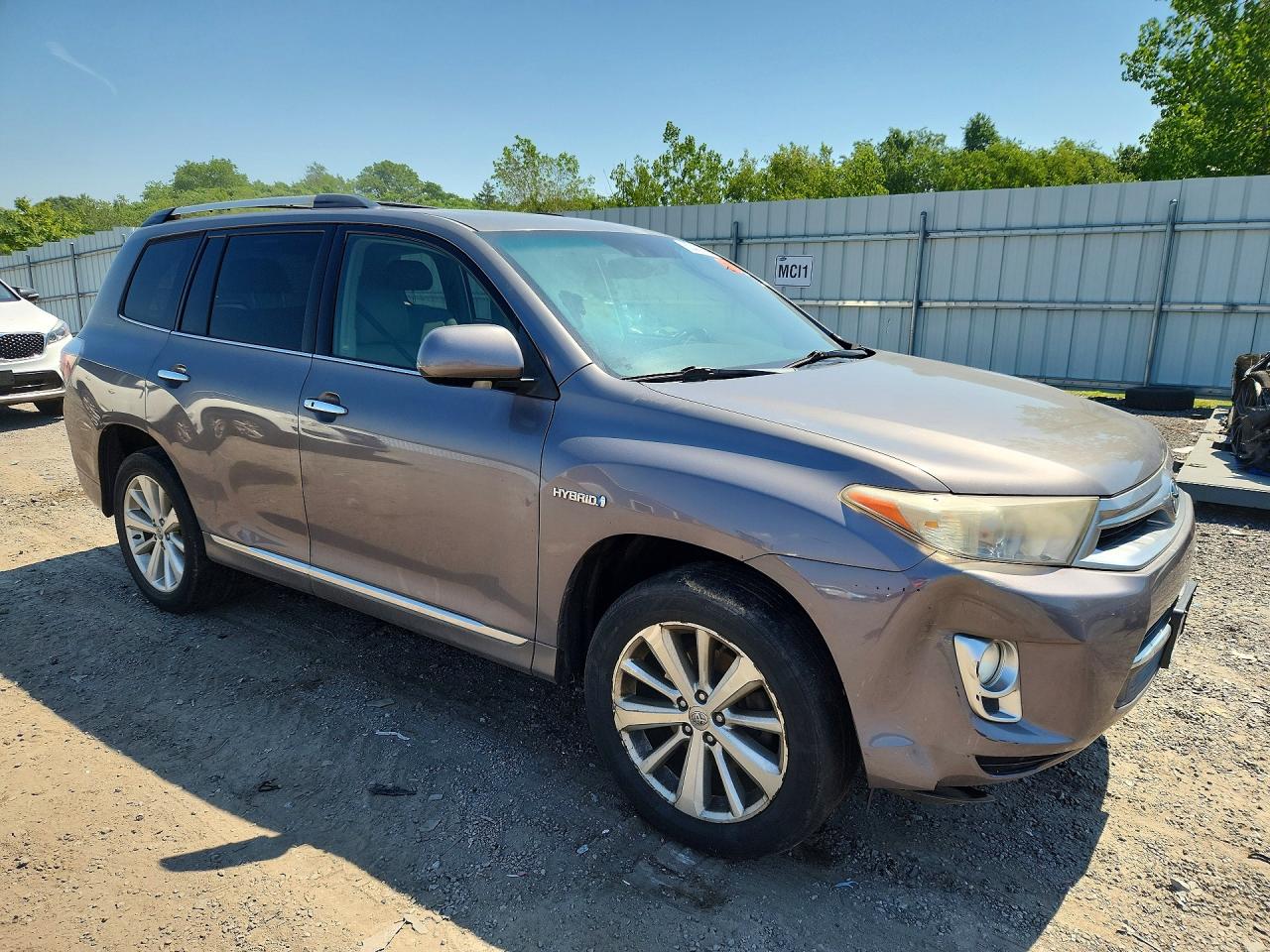 2011 Toyota Highlander Hybrid Limited Gray vin: JTEDC3EH9B2002891