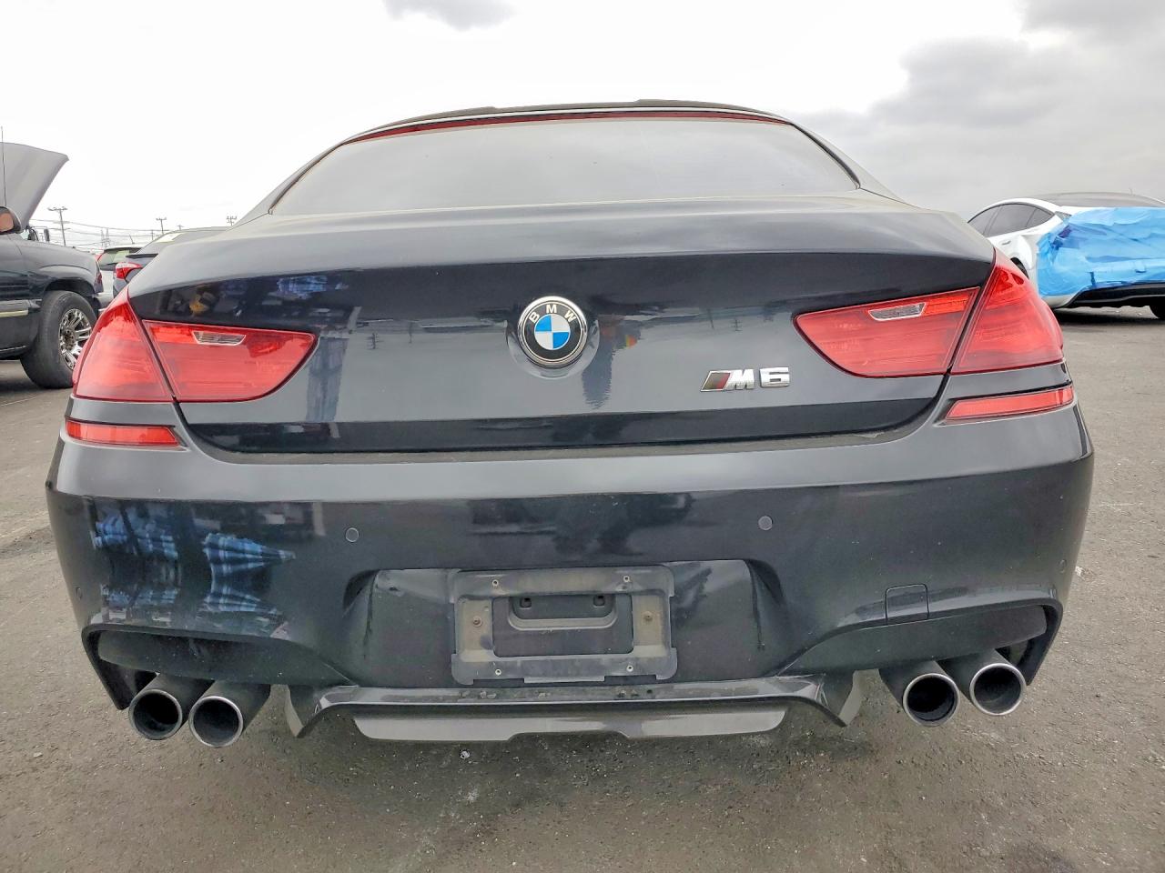 2014 Bmw M6 Gran Coupe Black vin: WBS6C9C51ED466705