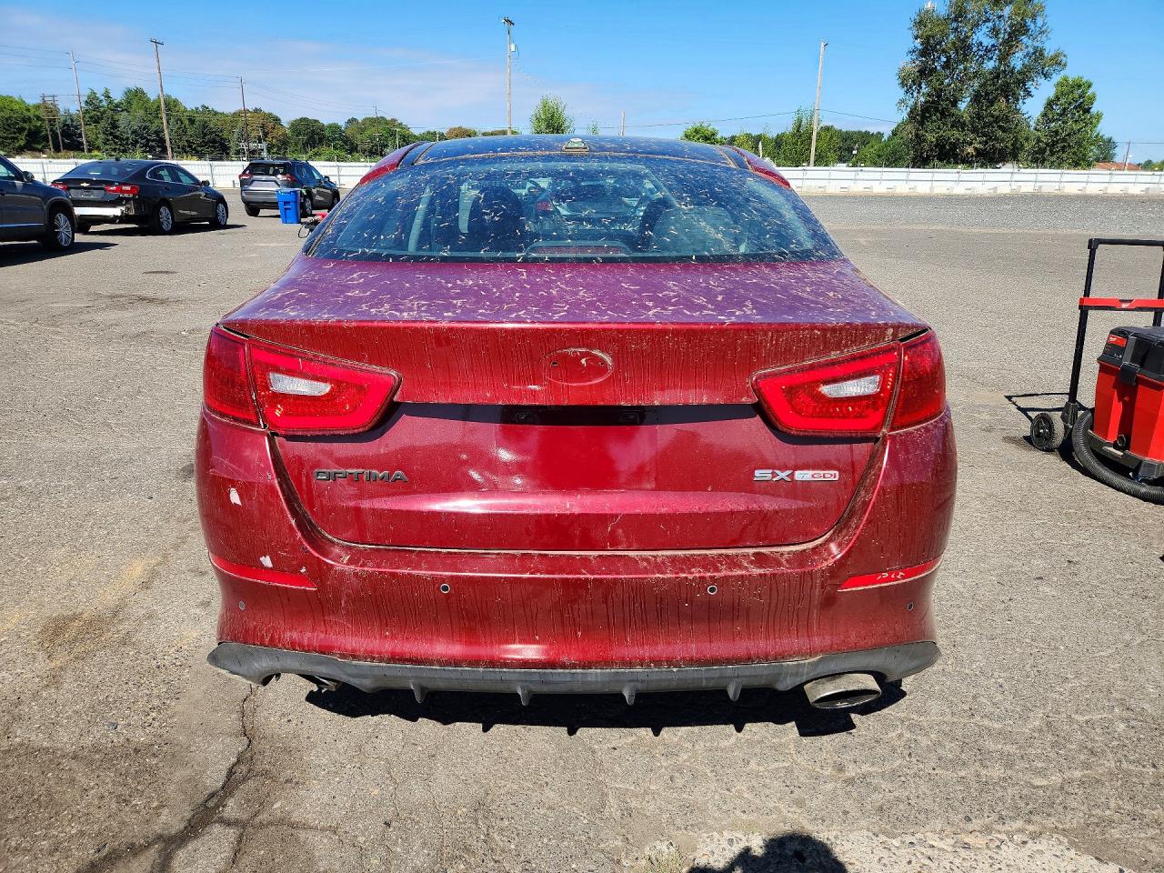 2015 Kia Optima Sx Red vin: 5XXGR4A61FG482435