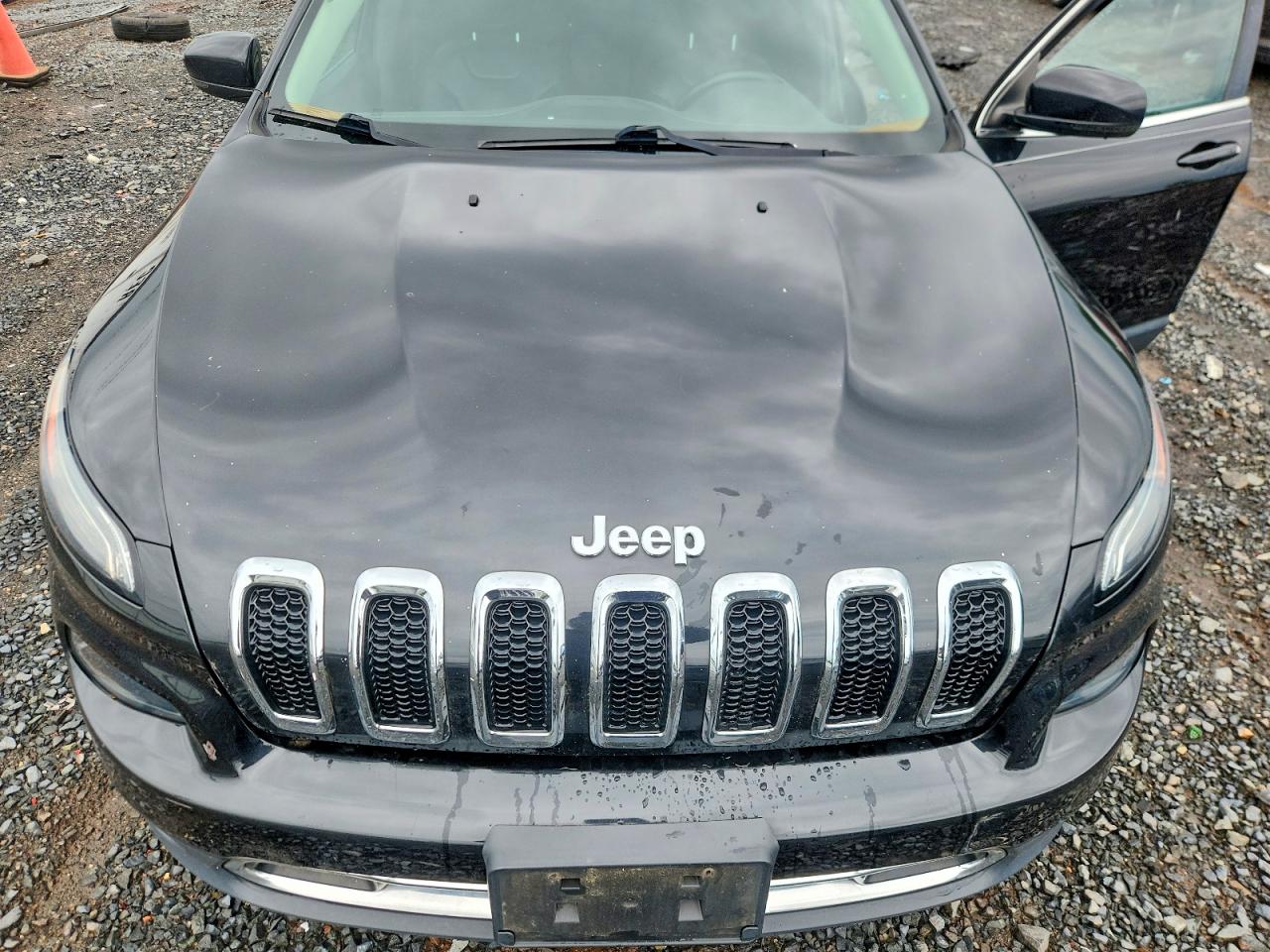 2015 Jeep Cherokee Черный vin: 1C4PJMDS4FW544523