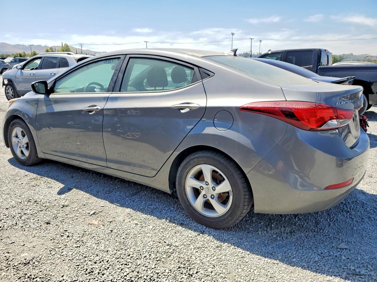 2014 Hyun Elantra Серый vin: 5NPDH4AE5EH511015