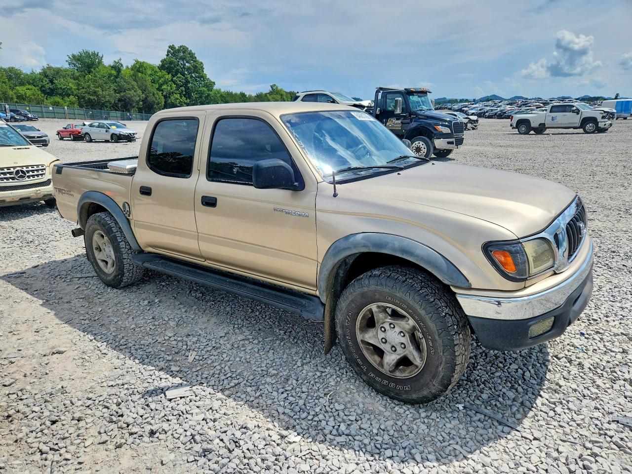 2001 Toyota Tacoma Double Cab Gold vin: 5TEHN72N31Z776369