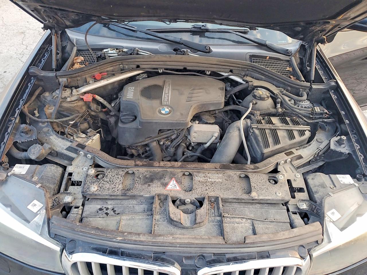 2015 Bmw X3 Xdrive28i Черный vin: 5UXWX9C51F0D62365