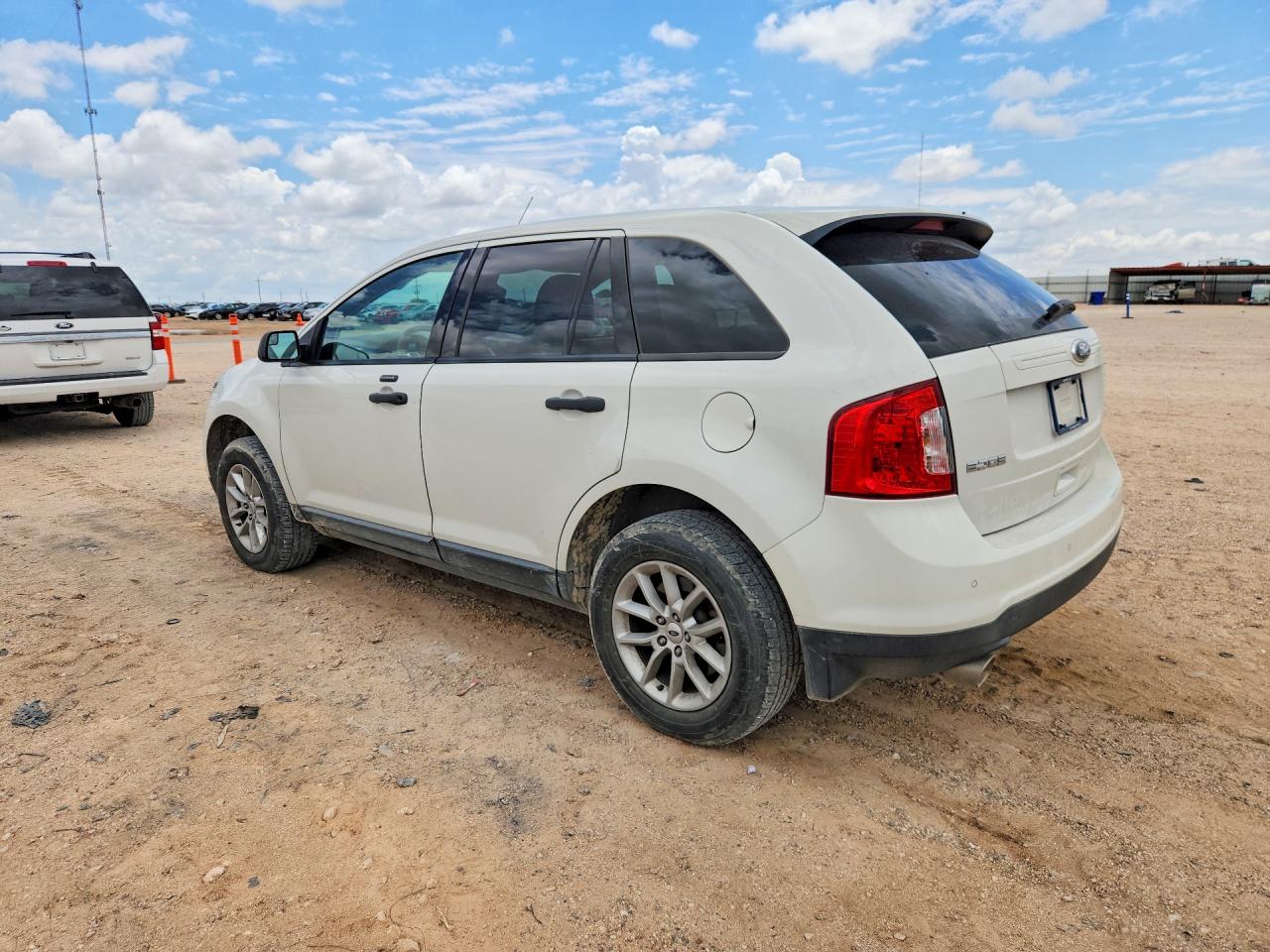 2013 Ford Edge Se White vin: 2FMDK3GC0DBA95432