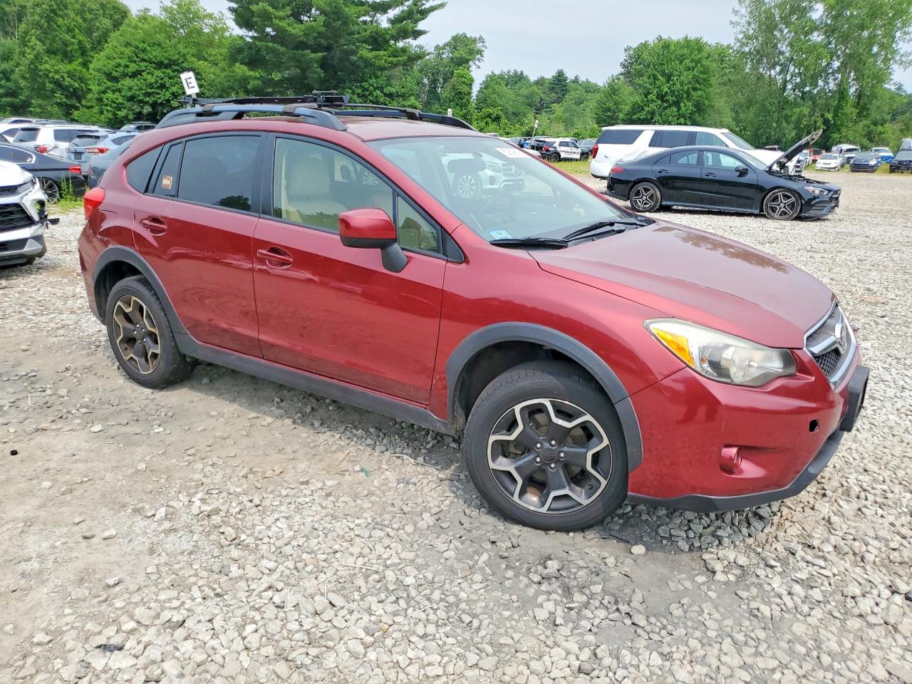 2014 Subaru Xv Crosstrek 2.0 Premium Red vin: JF2GPACC3E9337966