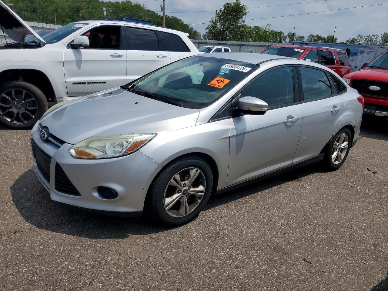 2014 Ford Focus Se Silver vin: 1FADP3F29EL441628