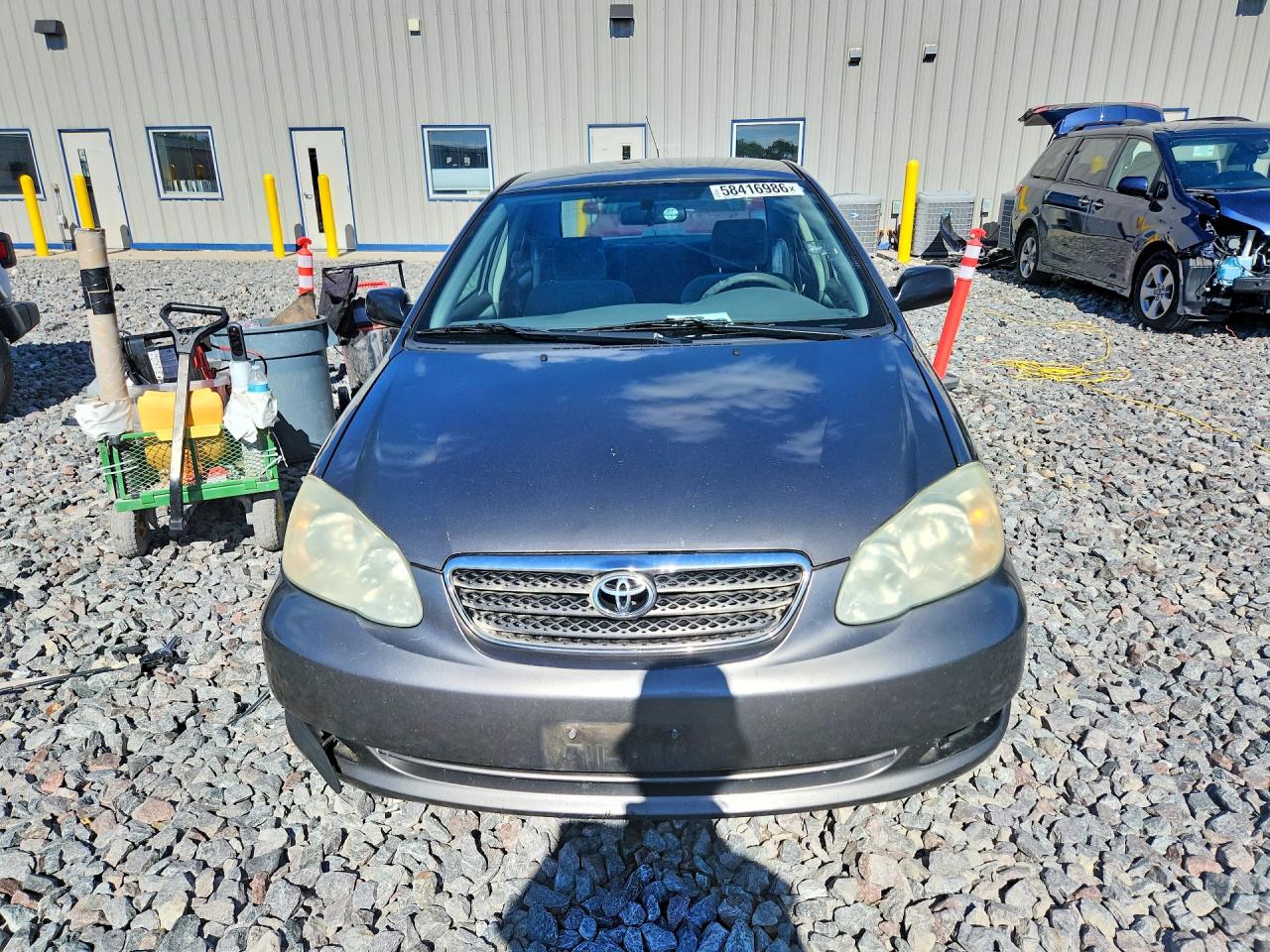 2006 Toyota Corolla Ce Gray vin: 1NXBR32E86Z702024