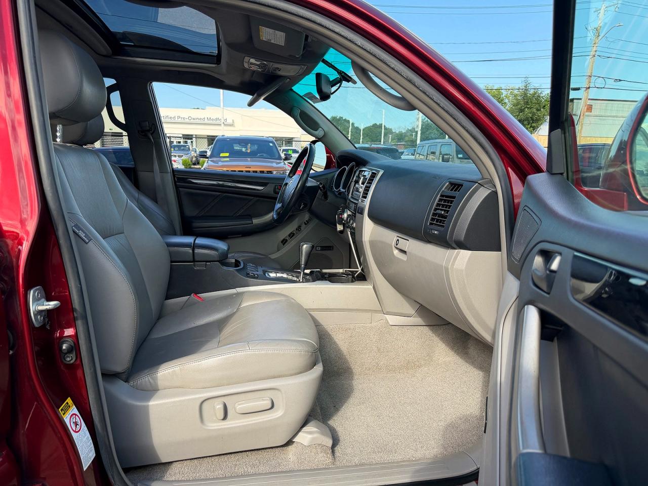 2007 Toyota 4runner Limited Burgundy vin: JTEBU17R578082905