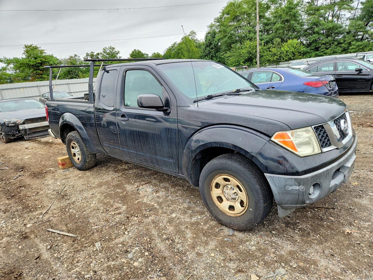 2007 Nissan Frontier Xe Black vin: 1N6BD06T37C458006