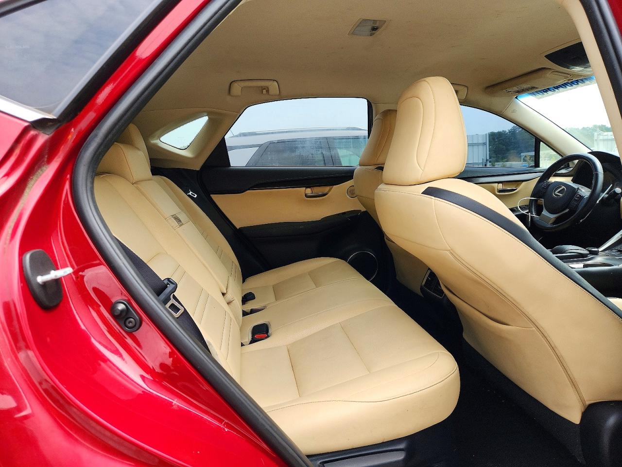 2015 Lexus Nx 200t Red vin: JTJYARBZ9F2019575