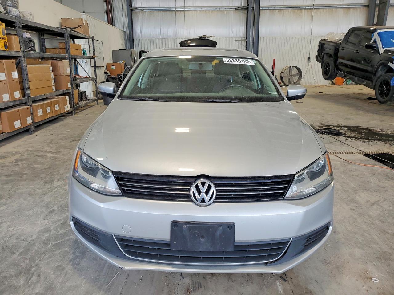 2014 Volkswagen Jetta Se Silver vin: 3VWD07AJXEM388244