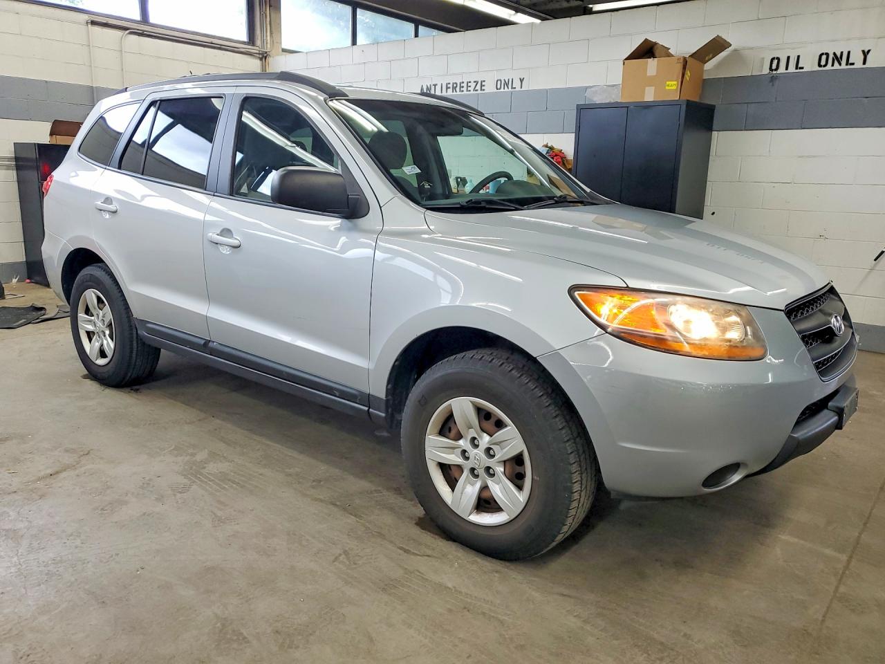 2009 Hyundai Santa Fe Gls Silver vin: 5NMSG13D19H291081