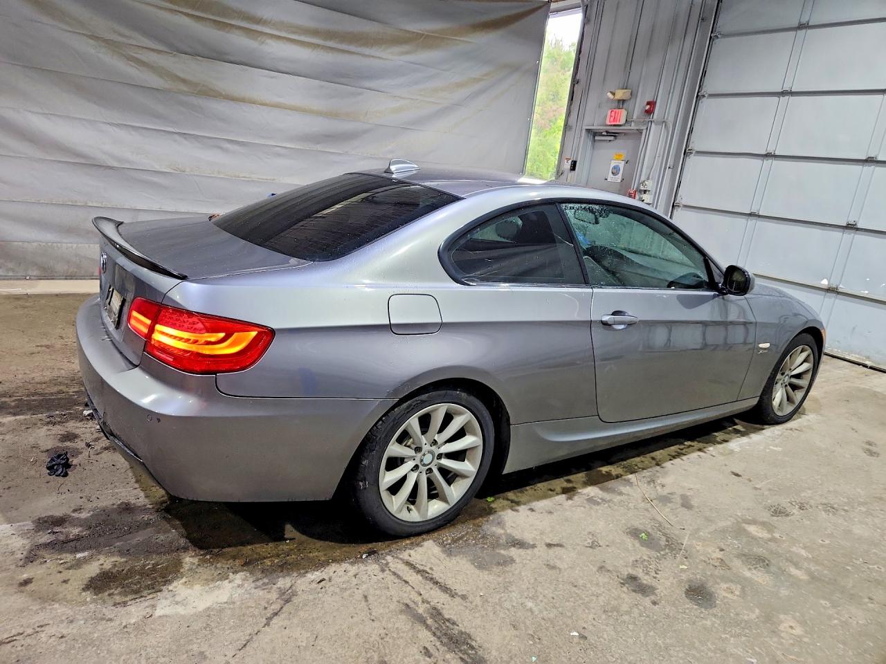 2012 Bmw 328 Xi Gray vin: WBAKF3C52CE974809