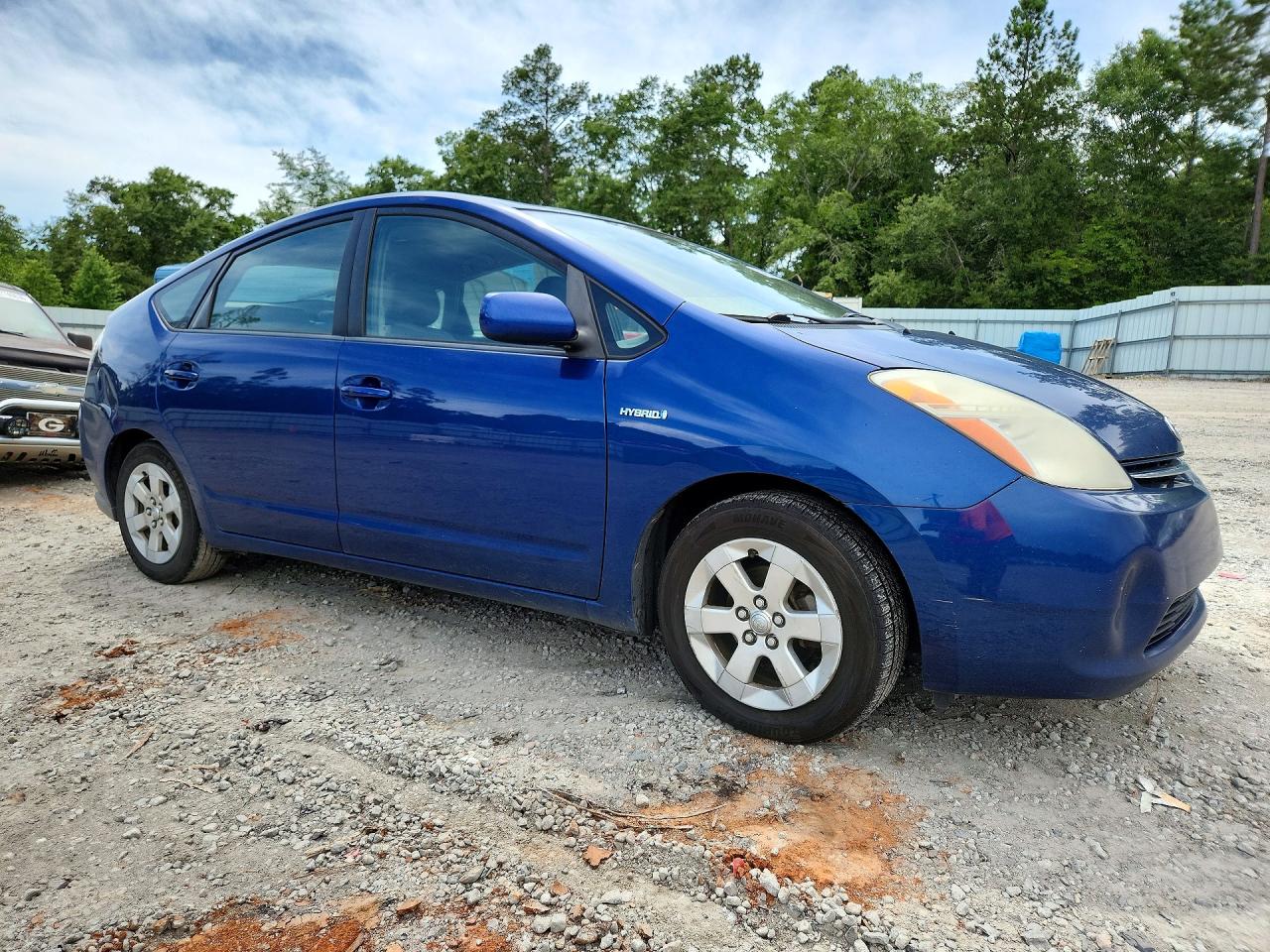 2008 Toyota Prius Base Blue vin: JTDKB20U087815335
