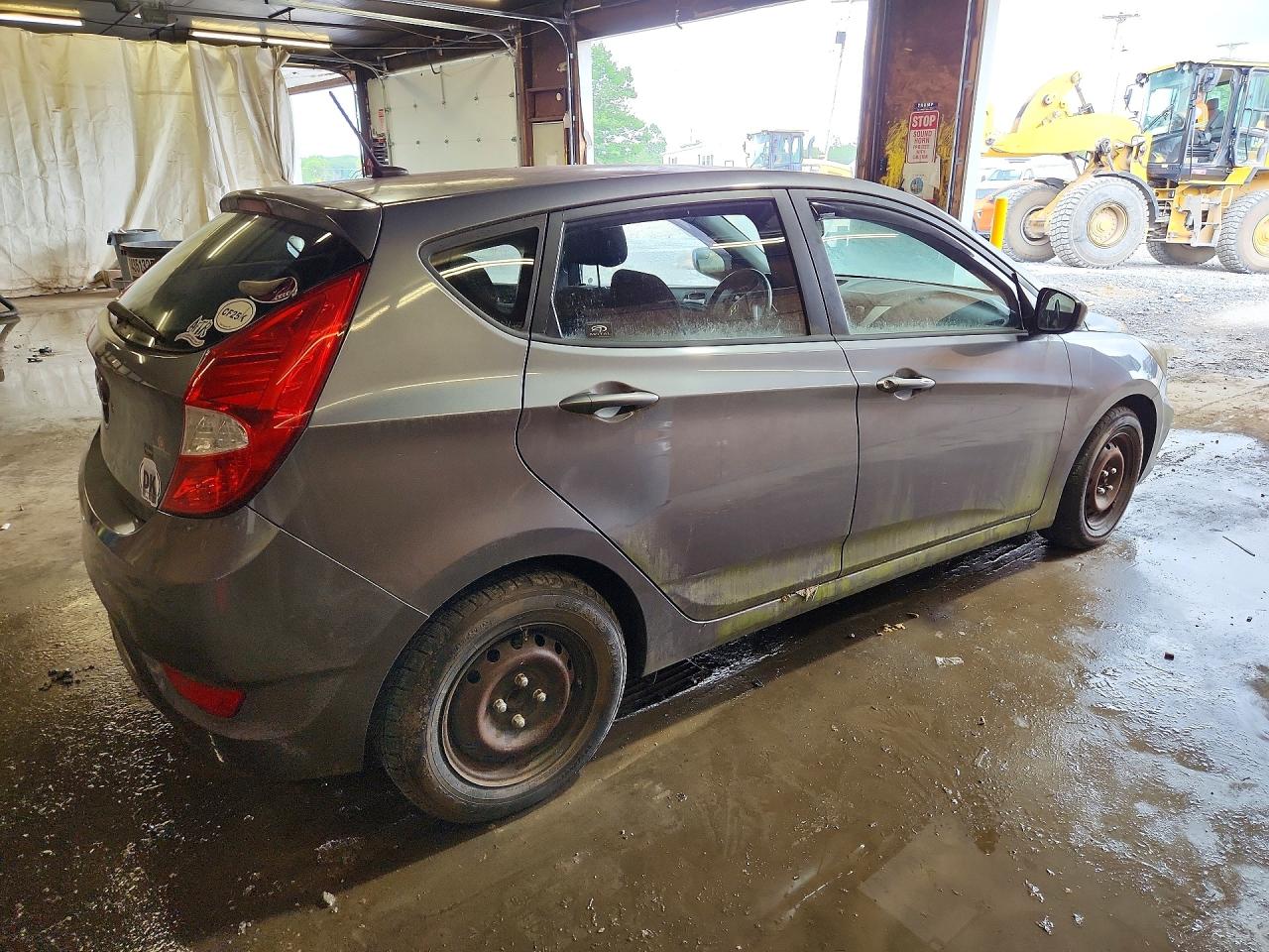 2015 Hyundai Accent Gs Gray vin: KMHCT5AE9FU220861
