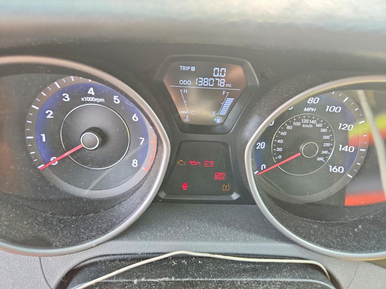 2013 Hyundai Elantra Gls Красный vin: 5NPDH4AEXDH434740