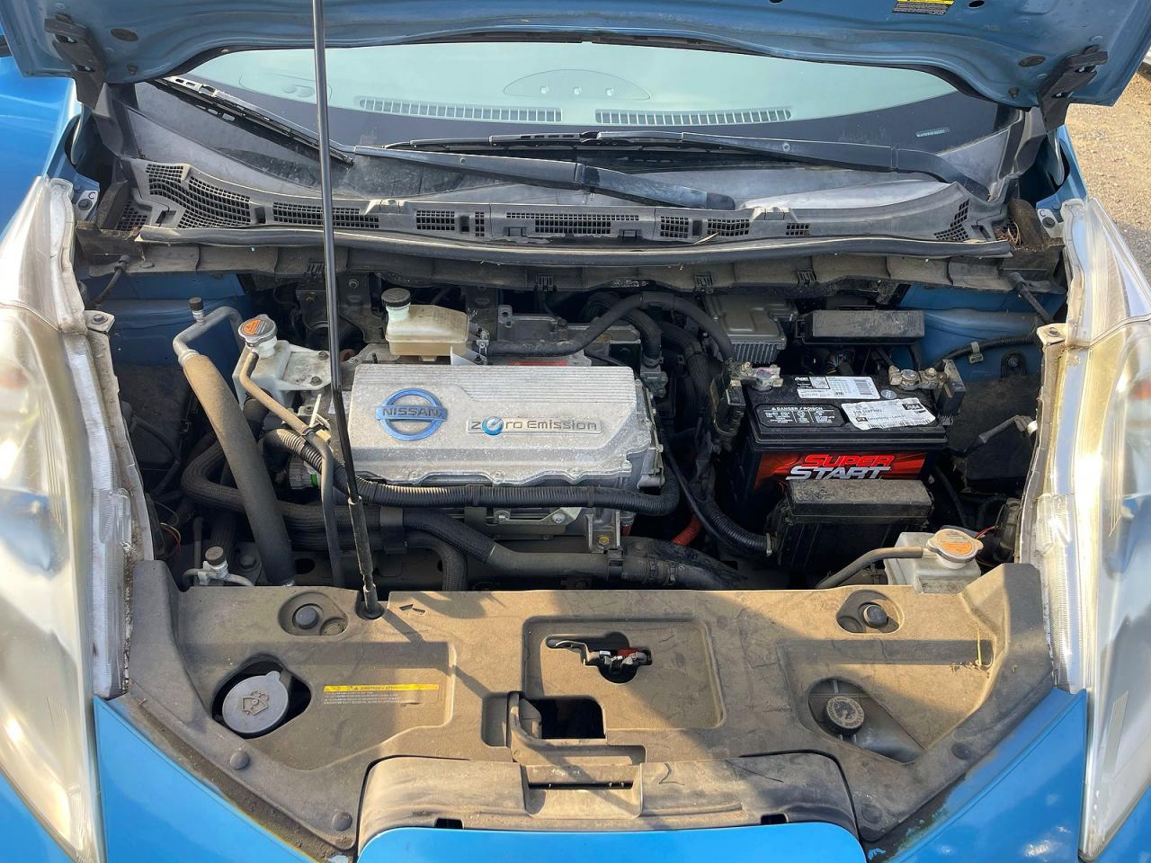 2011 Nissan Leaf Sv Синий vin: JN1AZ0CP6BT003377