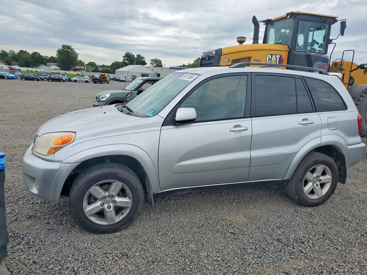 2005 Toyota Rav4 Base Silver vin: JTEHD20V156028954