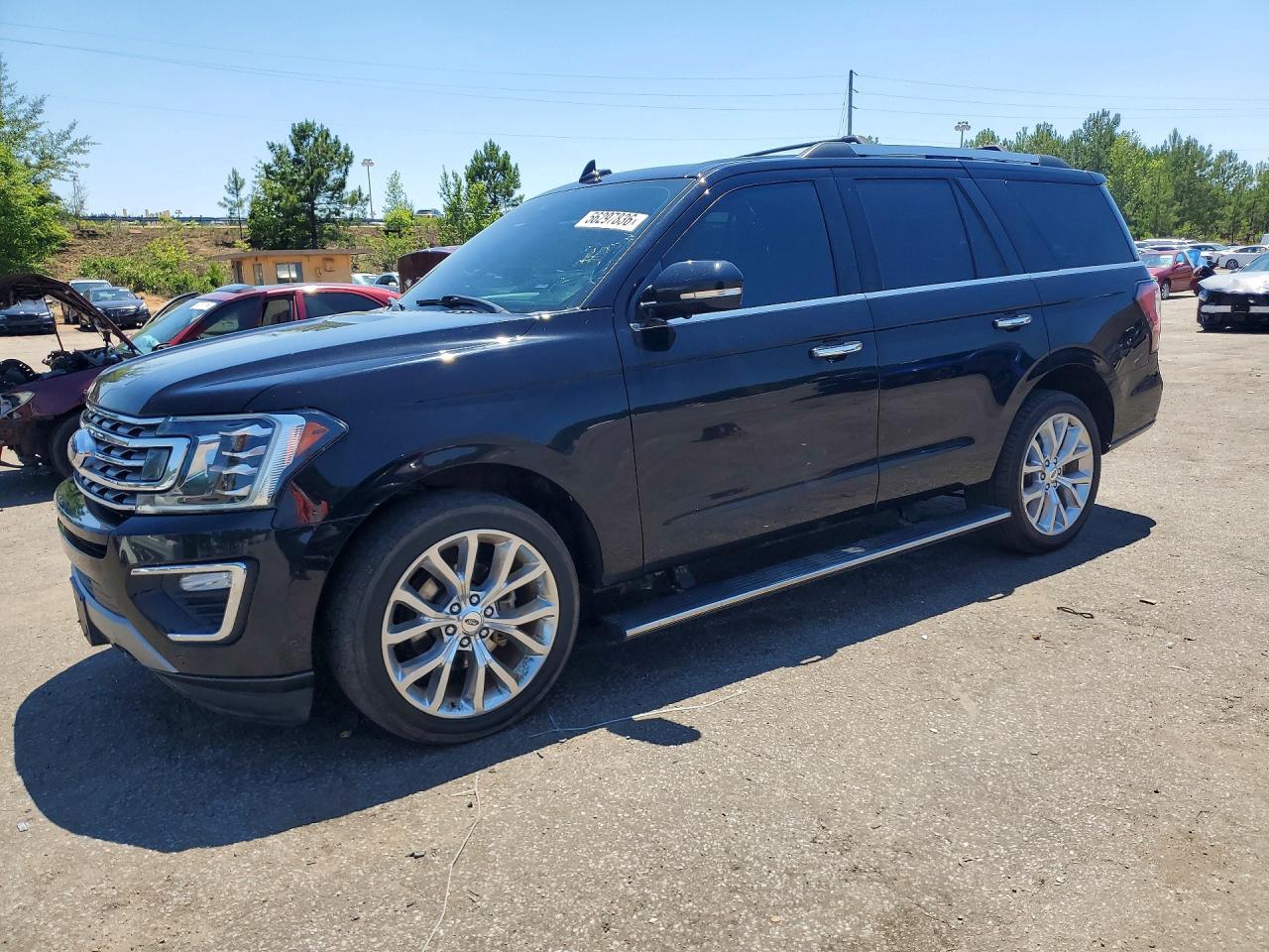 2019 Ford Expedition Limited Black vin: 1FMJU2AT0KEA78857
