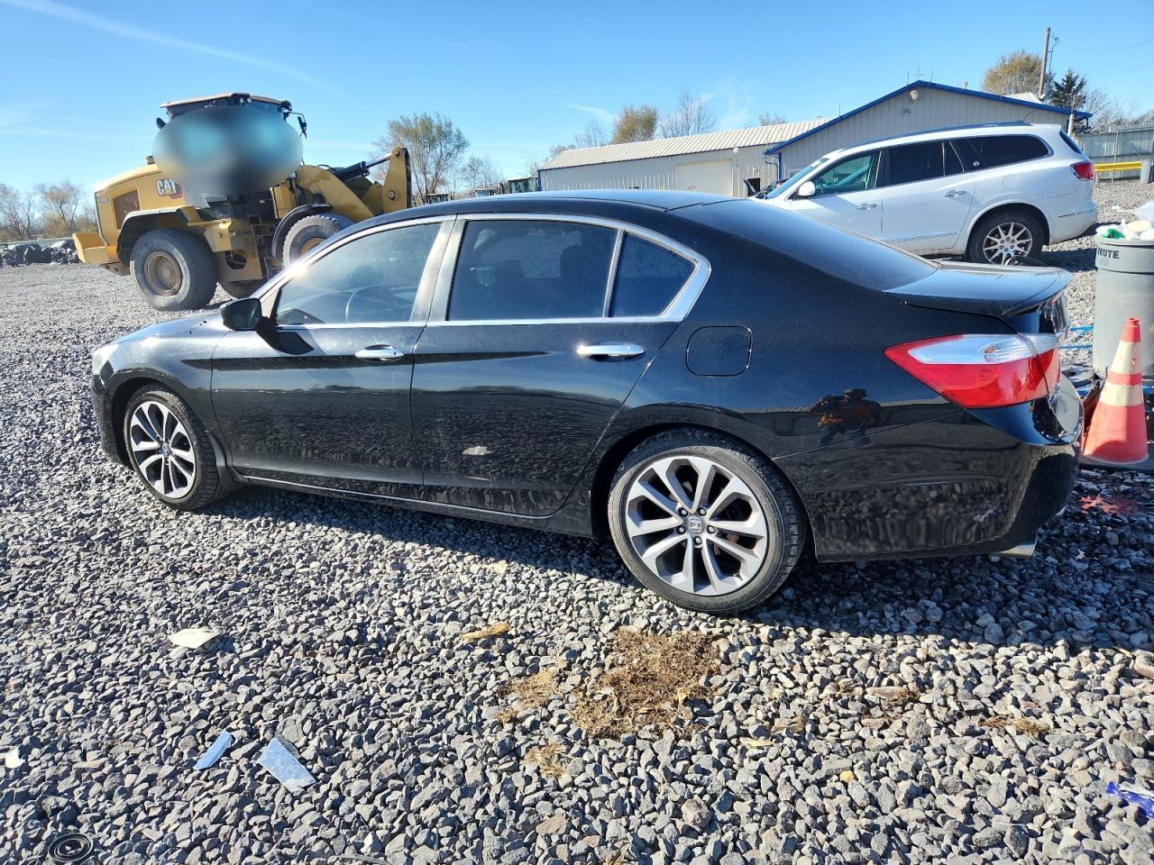 2014 Honda Accord Sport Черный vin: 1HGCR2F56EA130711