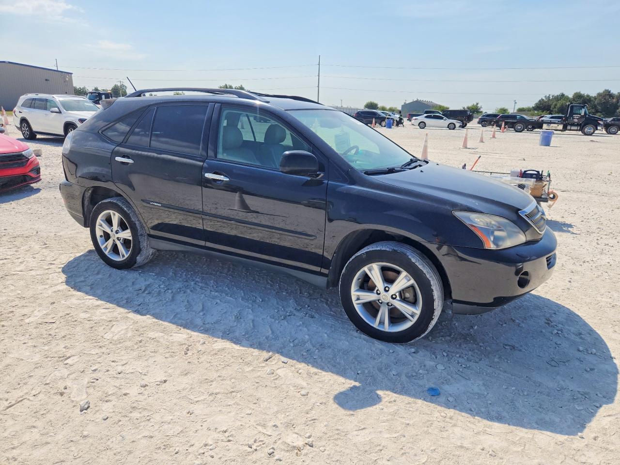 2008 Lexus Rx 400h Black vin: JTJGW31U582008589