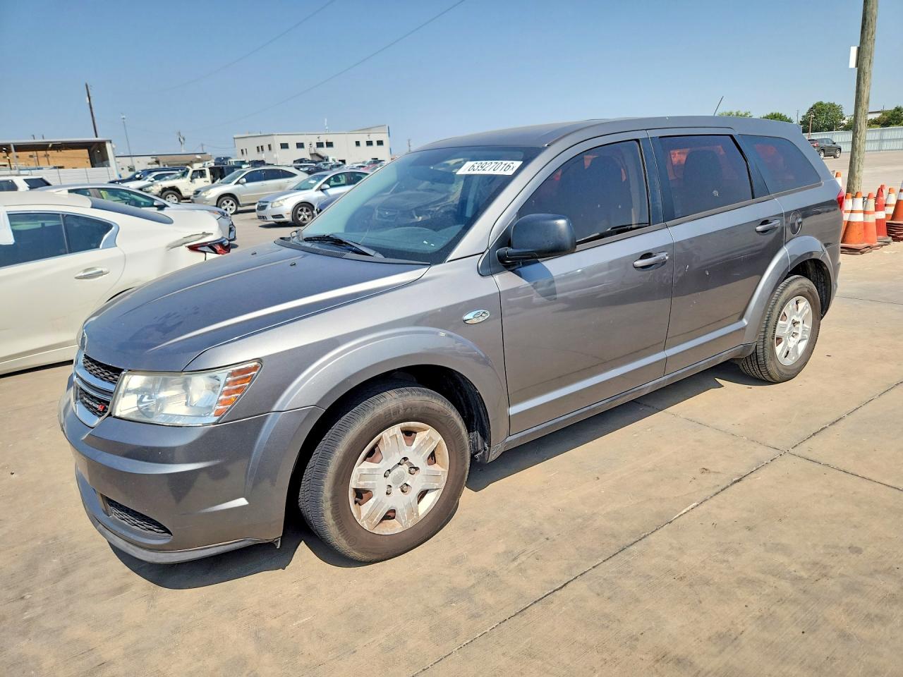 2012 Dodge Journey Se Gray vin: 3C4PDCAB8CT312059