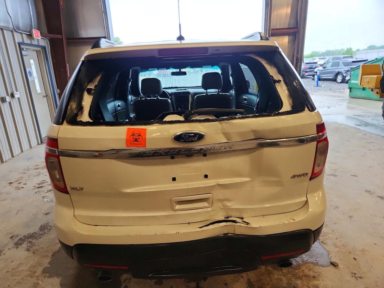 2012 Ford Explorer Xlt White vin: 1FMHK8D89CGA96858