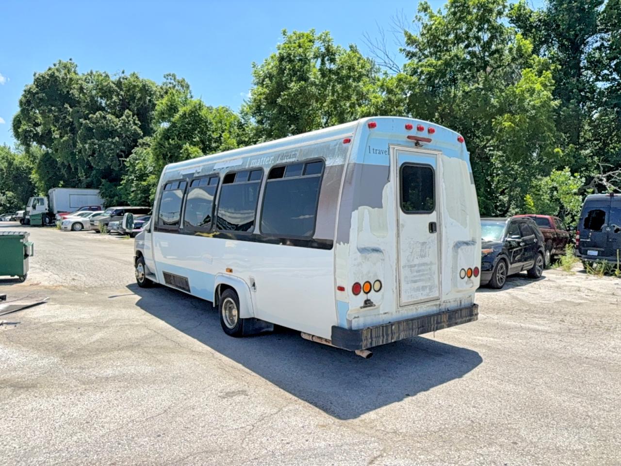2010 Ford Econoline E450 Super Duty Cutaway Van White vin: 1FDXE4FSXADA45159