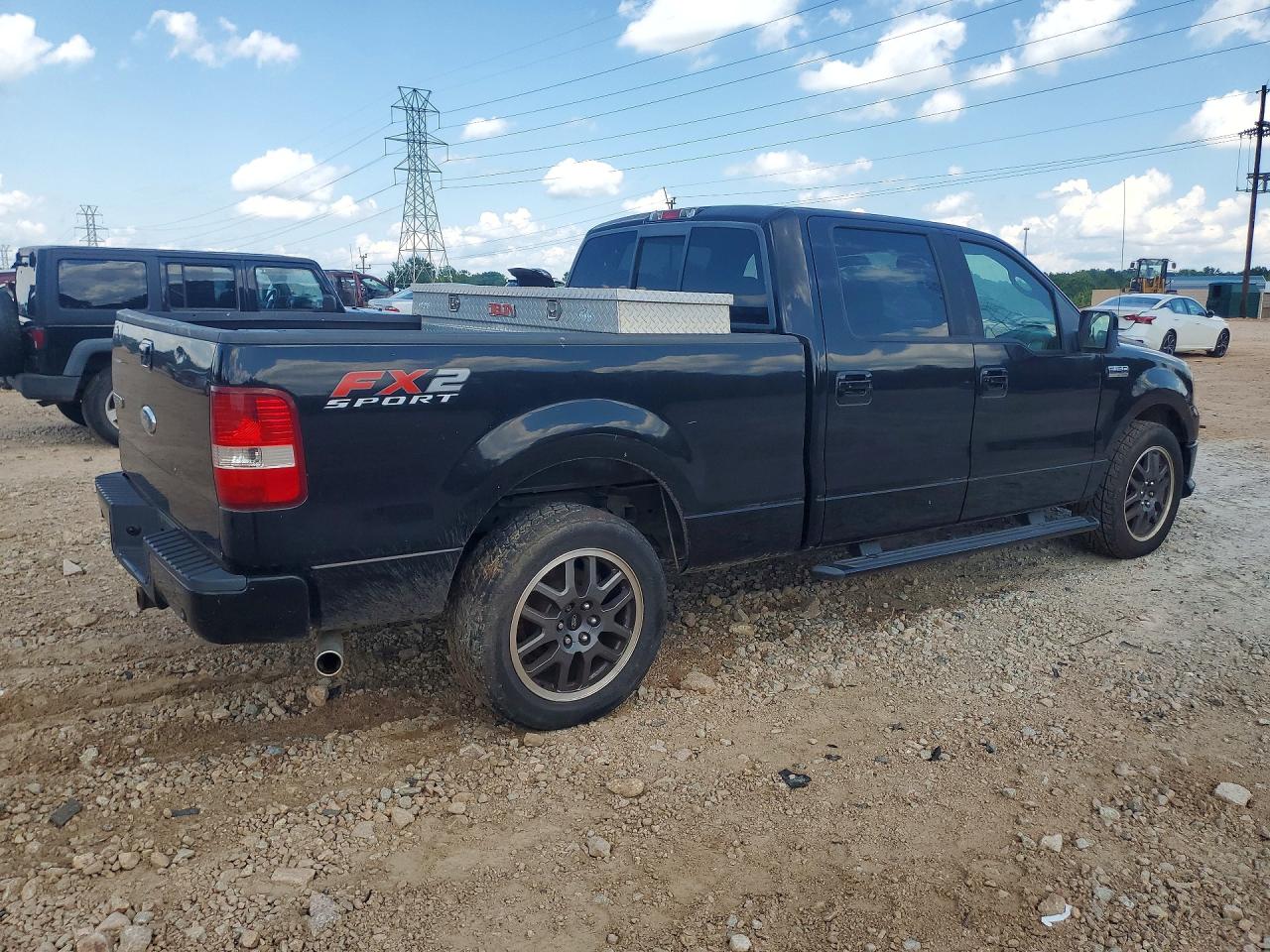 2008 Ford F150 Supercrew Черный vin: 1FTPW12V08KB39413