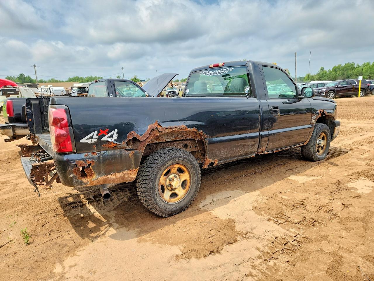 2004 Chevrolet Silverado K1500 Black vin: 1GCEK14X34Z250170