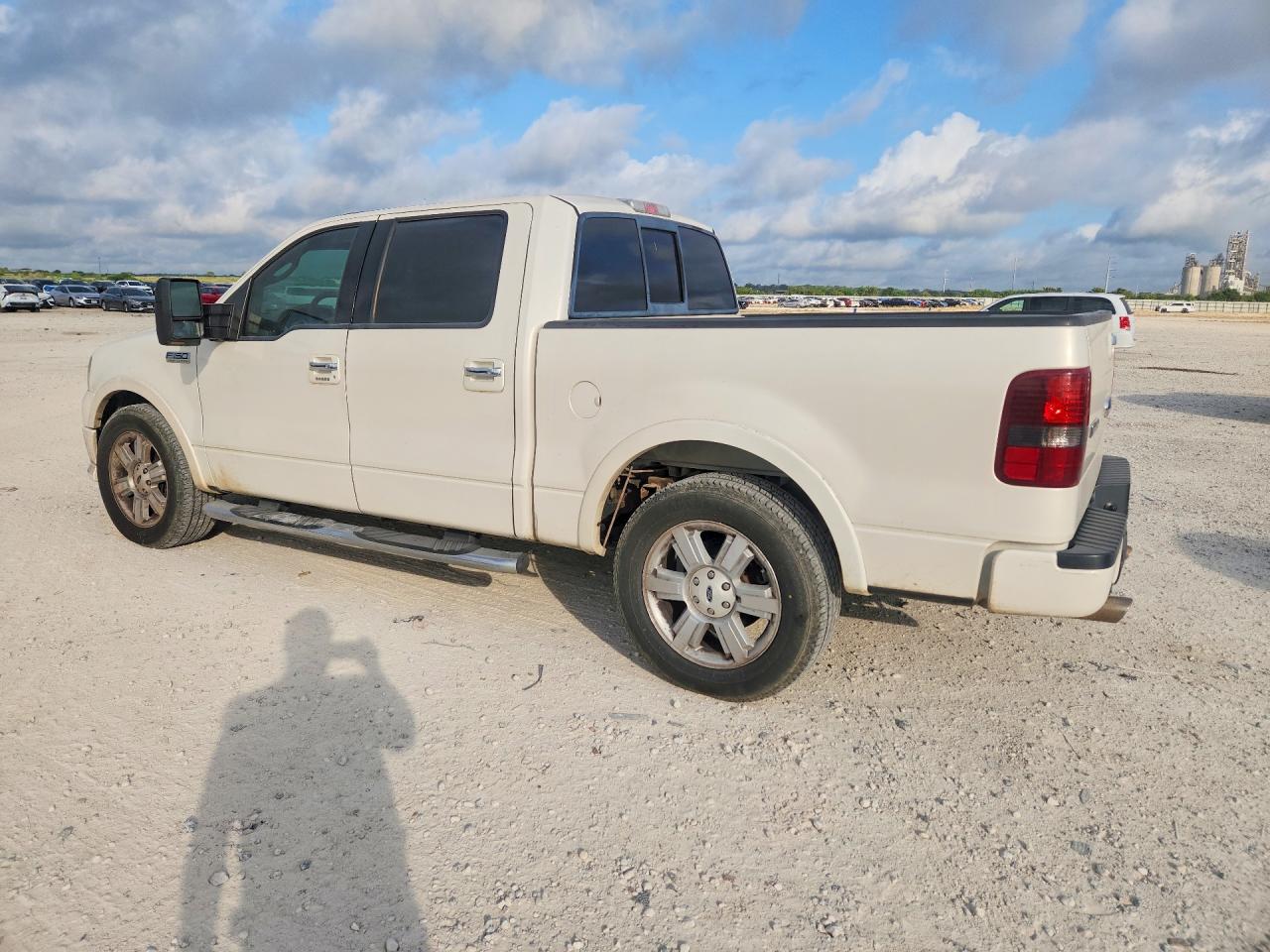 2008 Ford F150 Supercrew Белый vin: 1FTPW12V08FB26749