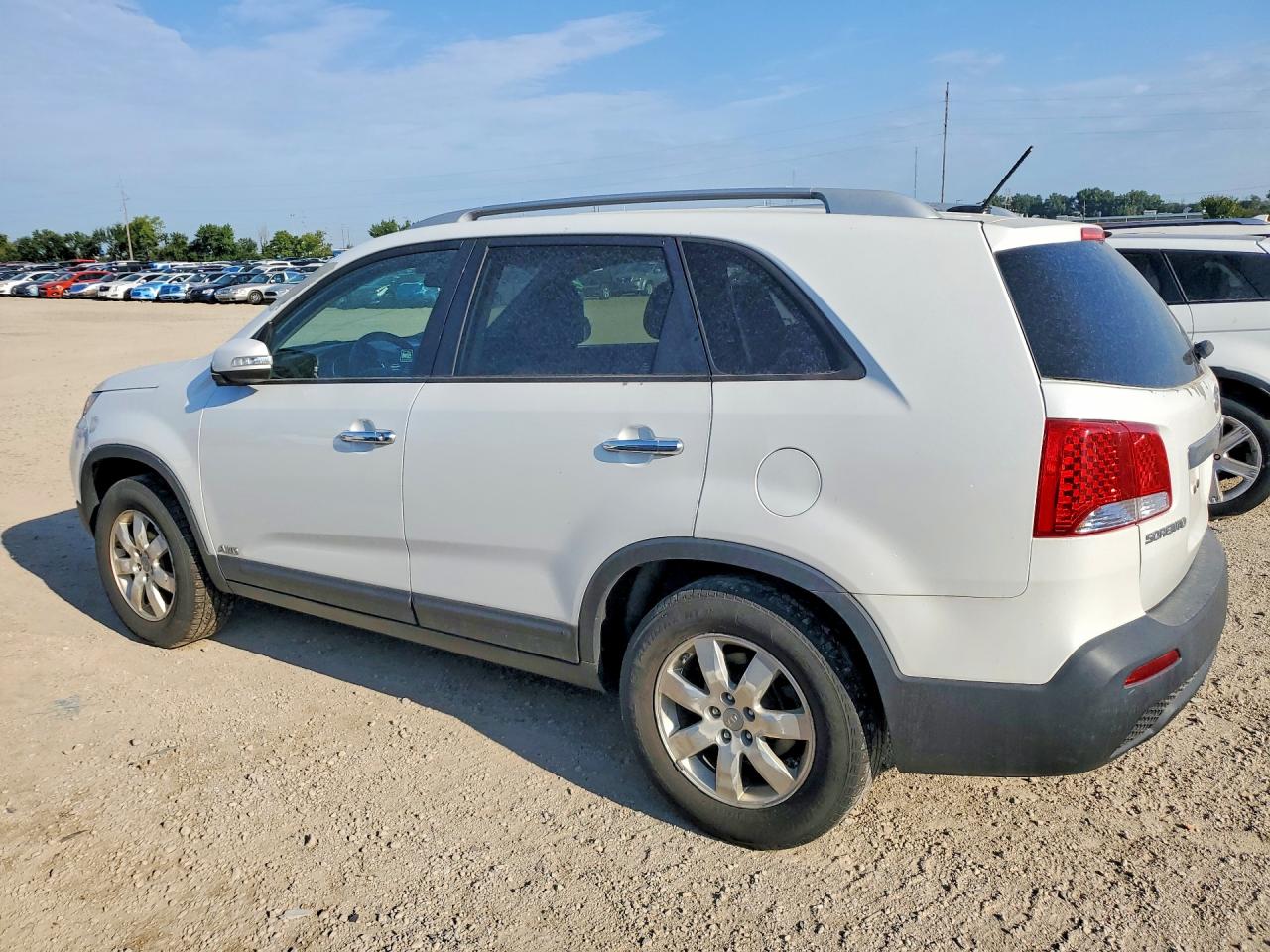 2013 Kia Sorento Lx White vin: 5XYKTDA26DG403455