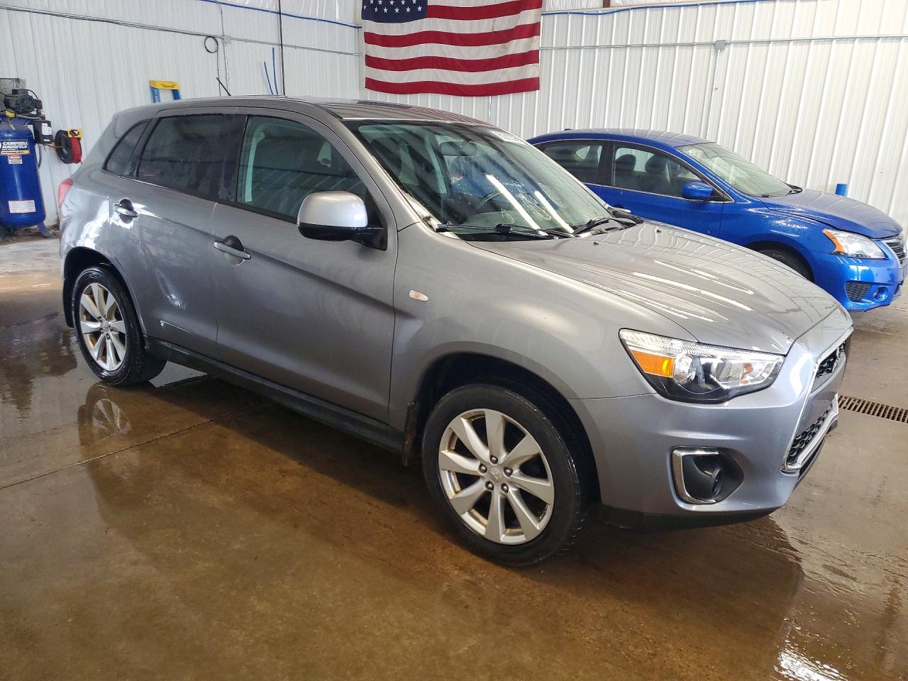 2015 Mitsubishi Outlander Sport Es Gray vin: 4A4AR3AU1FE013146